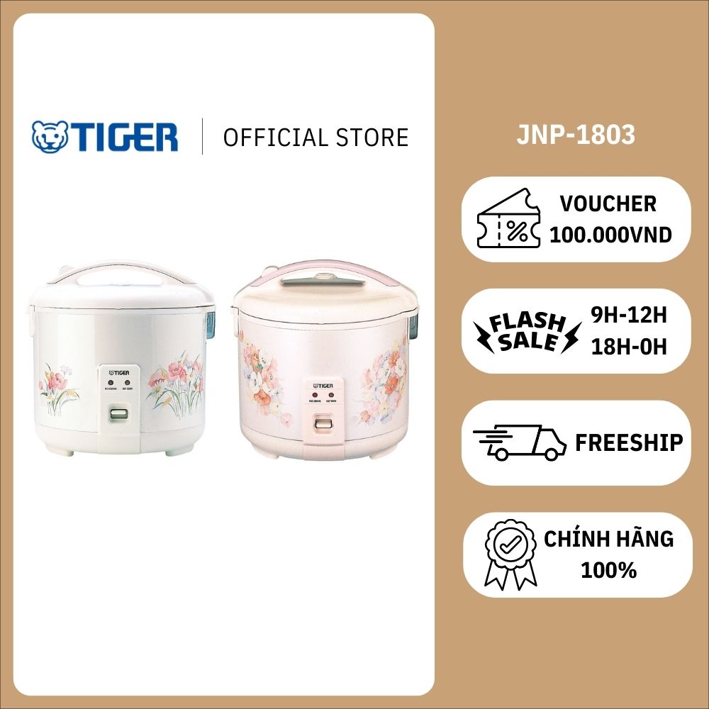 Nồi cơm điện Tiger JNP 1803 - Hàng nhập khẩu