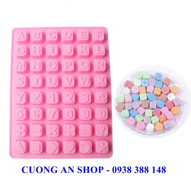 Khuôn Silicon 48 Chữ Số Ký Tự