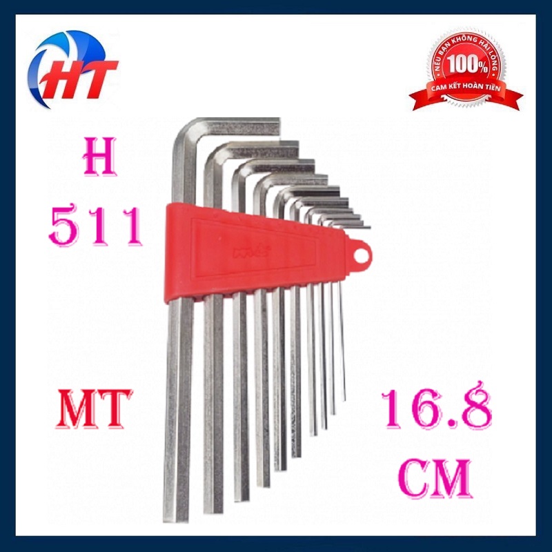 BỘ DỤNG CỤ LỤC GIÁC 10 MÓN H511 - HT