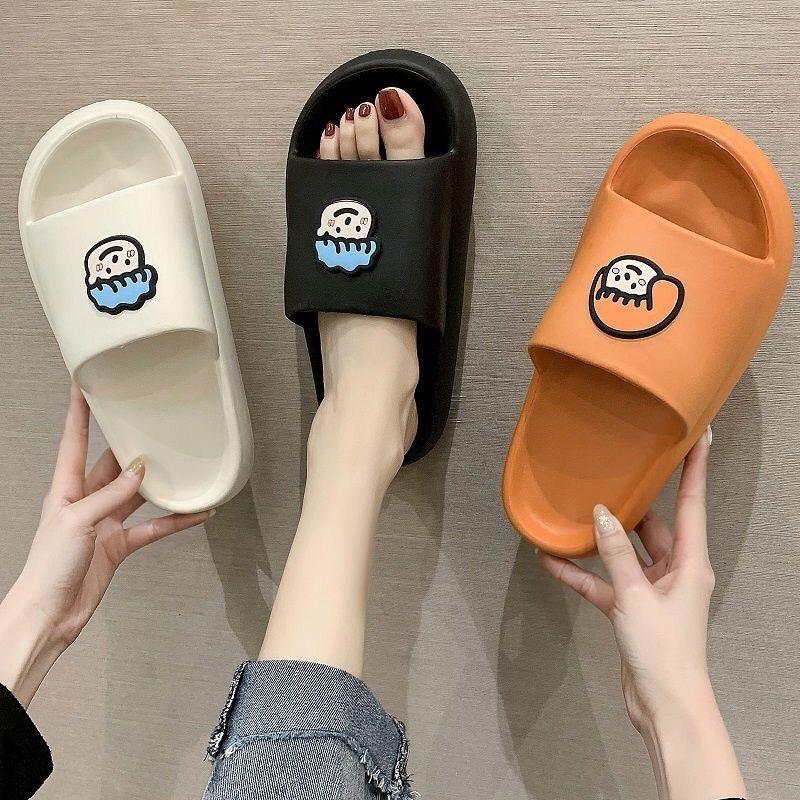 Dép Đế Bánh Mỳ Hình Nam Nữ Chibi Dễ Thương