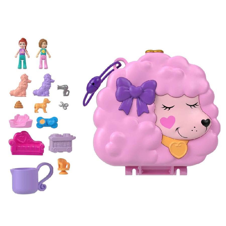 Đồ Chơi Spa Thư Giãn Với Cún Poodle POLLY POCKET HKV35/FRY35