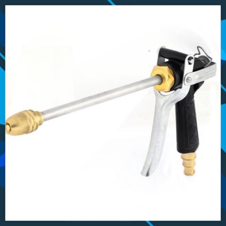 Bộ dây vòi xịt nước rửa xe, tưới cây , tăng áp 3 lần, loại 7m, 10m 206318 đầu đồng,cút,NỐI VÀNG+ khăn phượt
