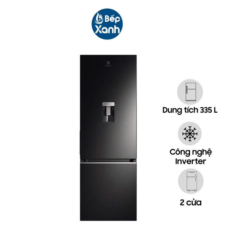 Tủ lạnh Inverter Electrolux EBB3742K-H - Dung Tích 335 Lít - Hàng Chính Hãng