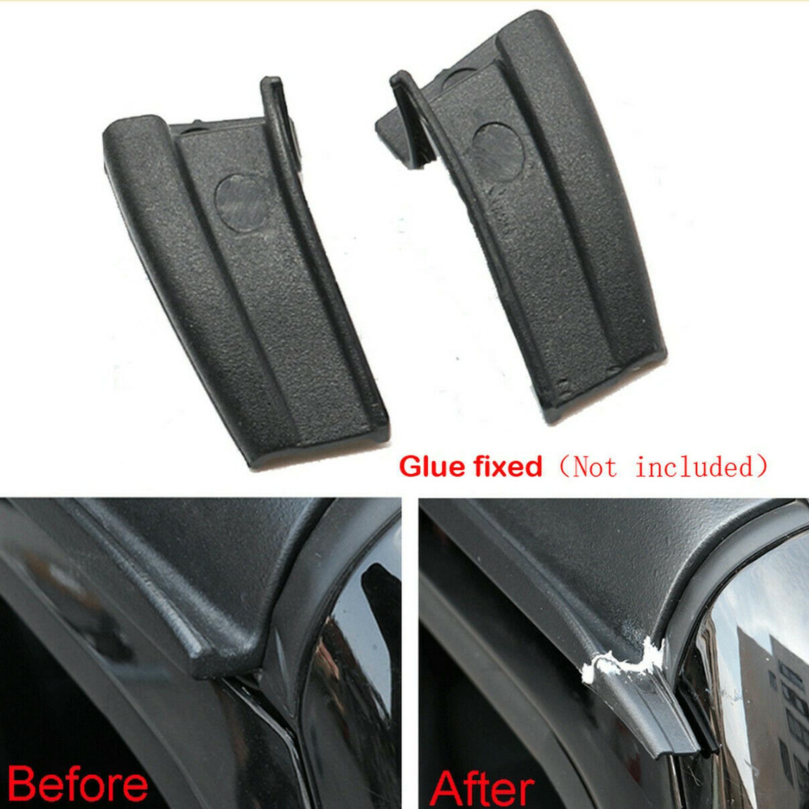 1 Pair Rain Gutter Extension For Jeep Wrangler JL 2018-2021 Spare Parts