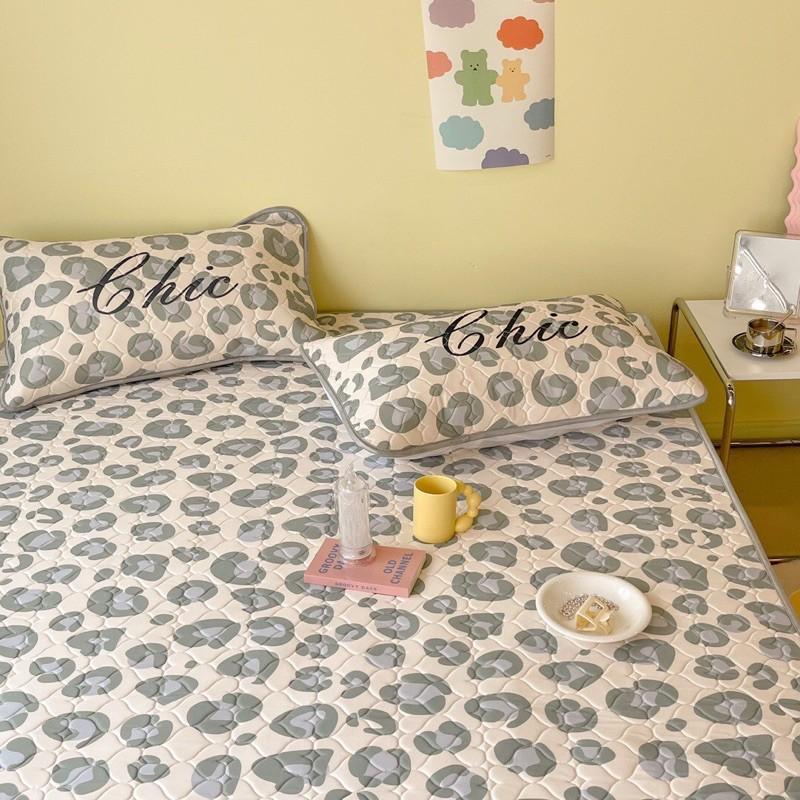 Chiếu Điều Hoà Tencel Cao Su Non Hàng Nhập Khẩu Cao Cấp 3 Món Da Beo