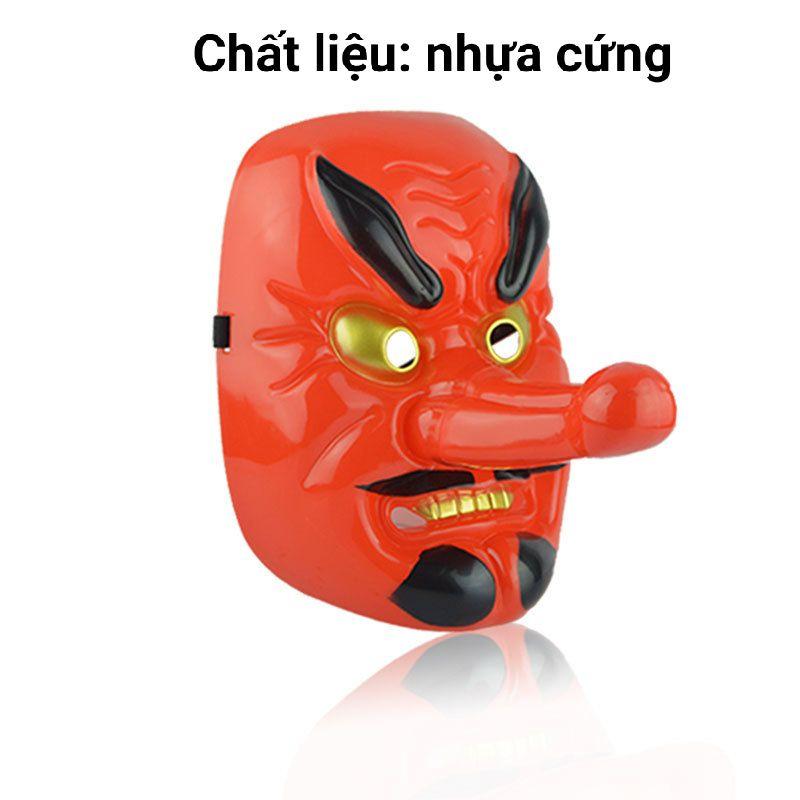 Mặt nạ Nhật Bản hoá trang Halloween Tengu Thiên Cẩu