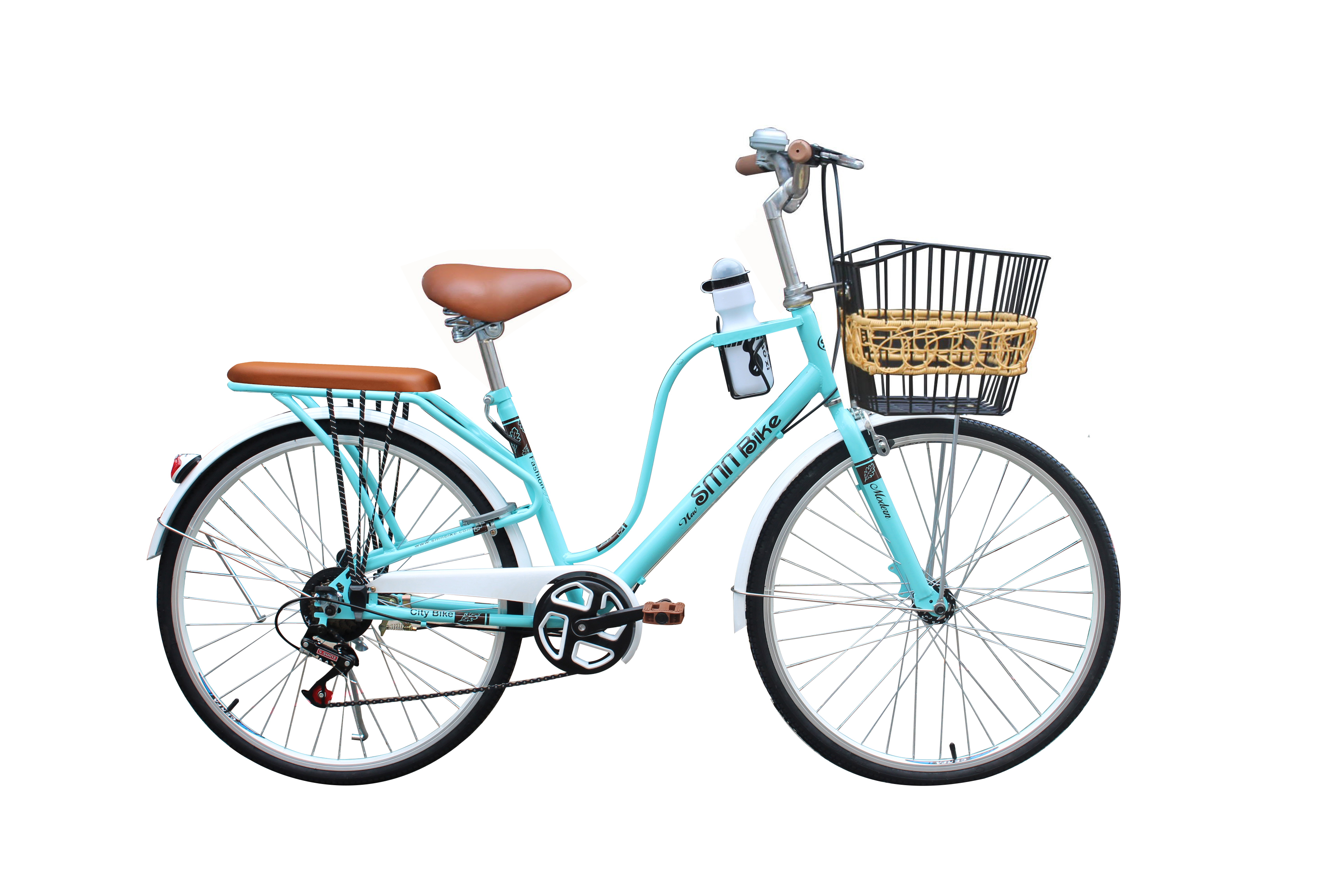 Xe đạp đường phố SMN Queen - khung sắt - đề đĩa líp 7 - bánh 26 inch - tuổi &gt;11 - chiều cao &gt;145cm