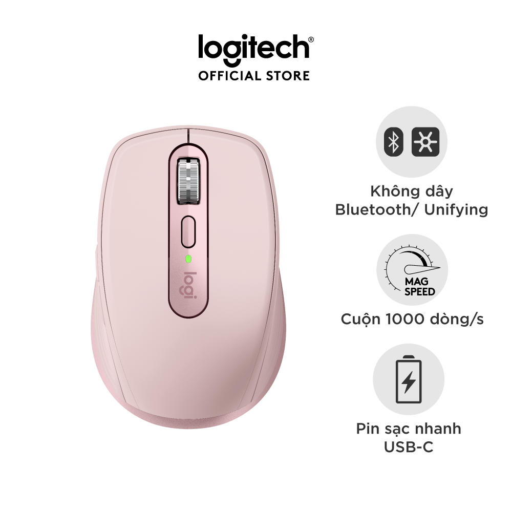 Chuột không dây bluetooth Logitech MX Anywhere 3 - Hàng Chính Hãng