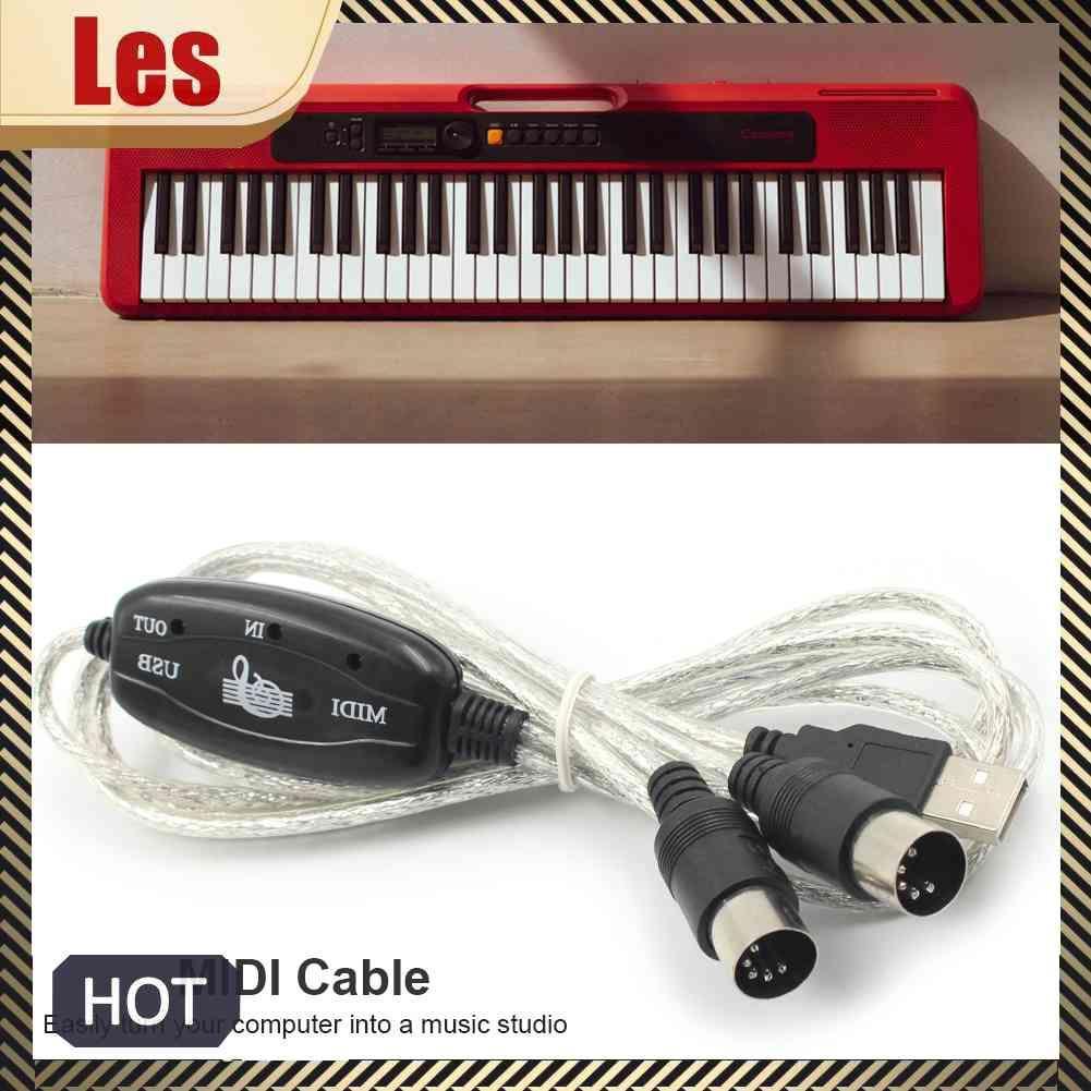 Cáp Chuyển Đổi MIDI Sang USB Chuyên Nghiệp Cho Bàn Phím Điện Tử