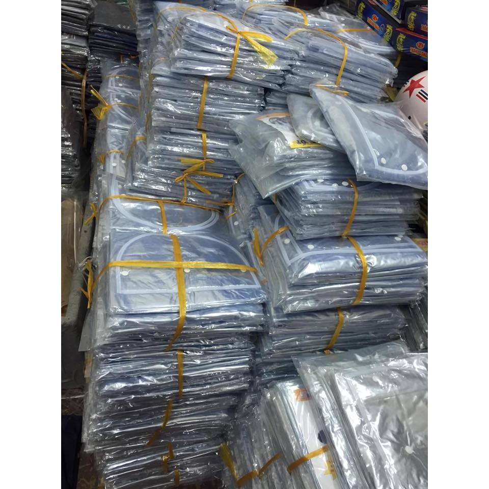 Áo mưa trong suốt 2 đầu loại dày