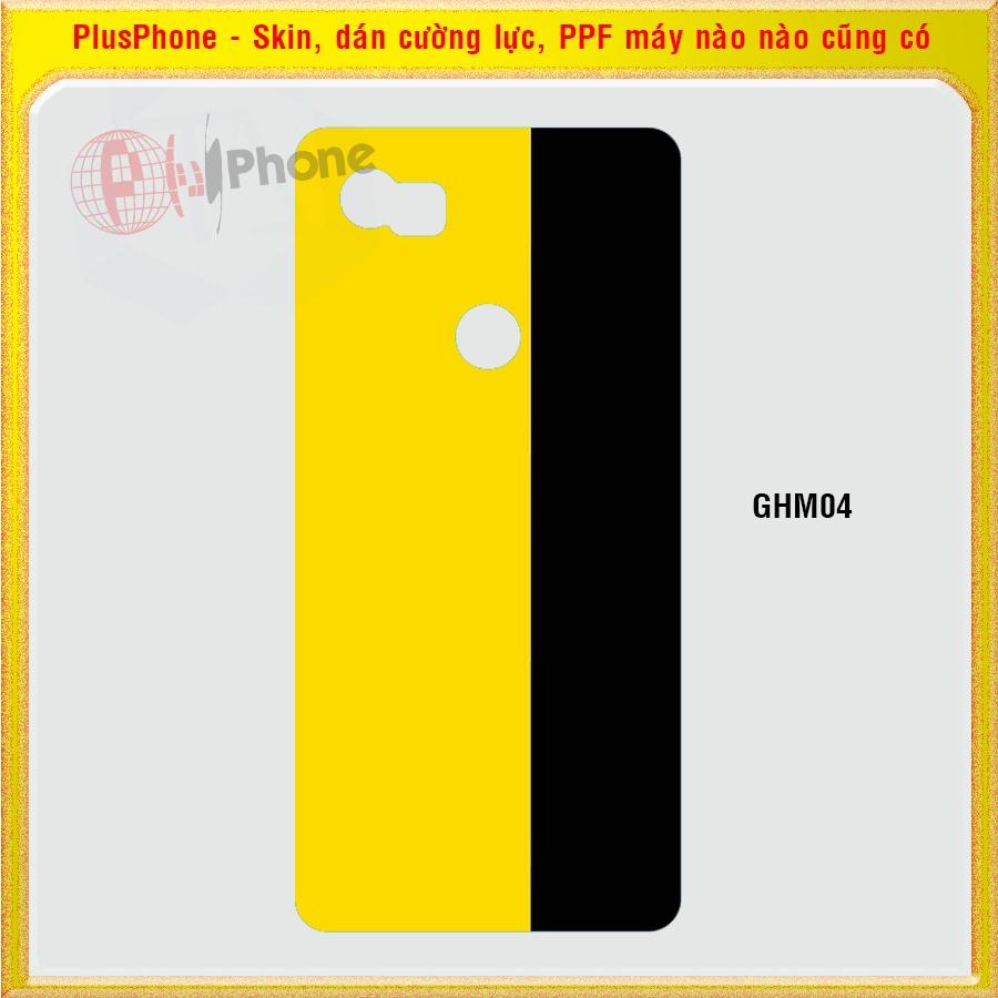 Dán Skin mặt sau cho Google Pixel, Pixel XL, Pixel 2, 2XL in phối màu
