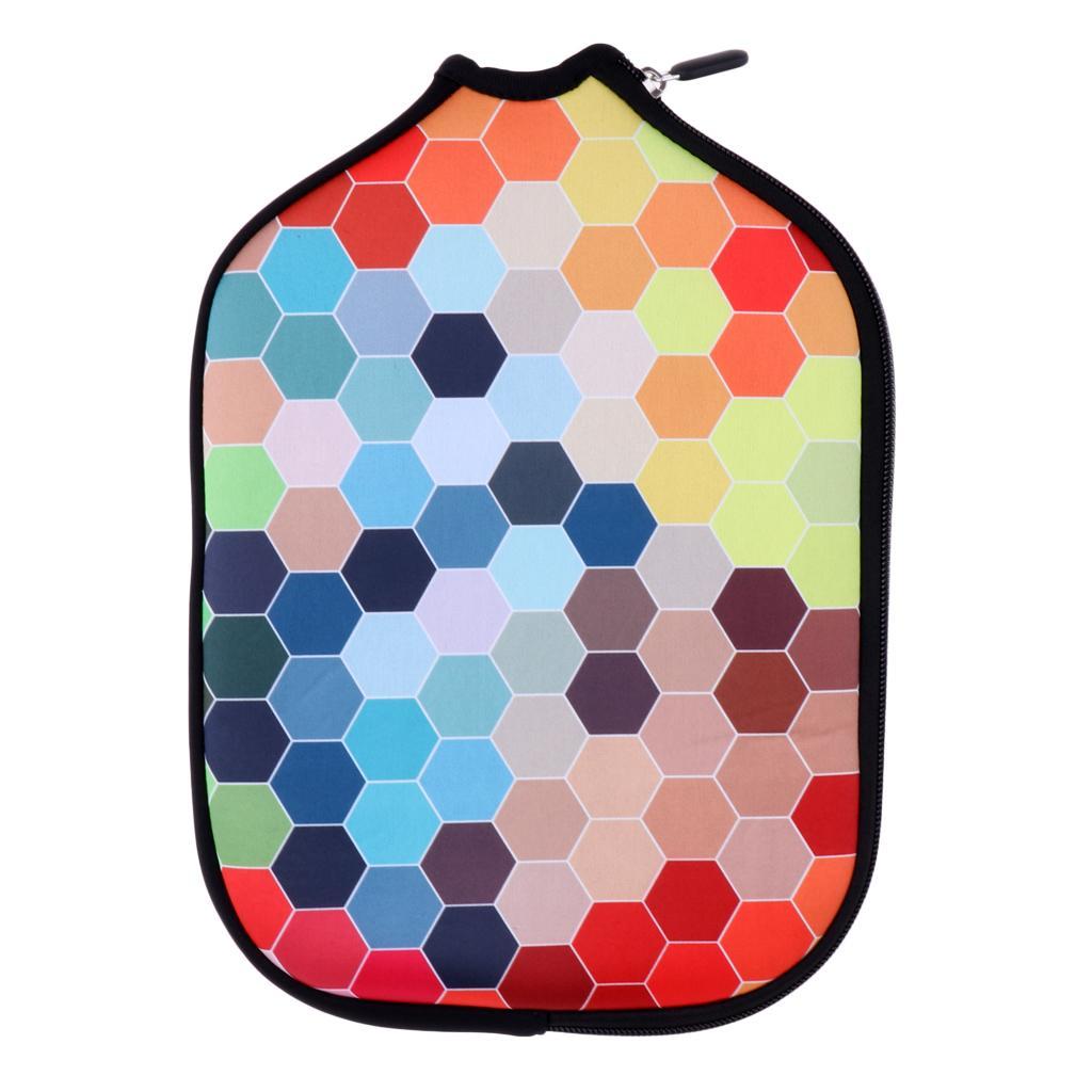 2xPremium Neoprene Pickleball Paddle Cover Zipper Sleeve Protective Case A14