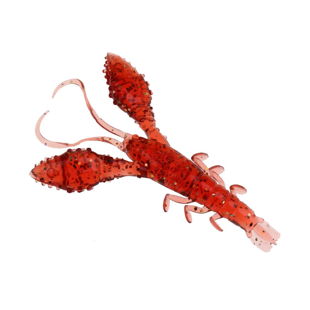 3D Crawfish Bait Fishing Tackle Lifelike Smell Shrimp Fishing Lures