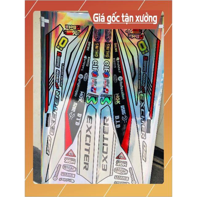 Tem rời ex 150 Crom titan 7 màu