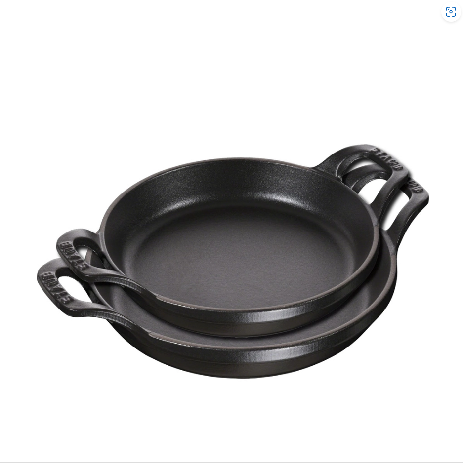 Staub - Khay tròn màu đen - 16cm