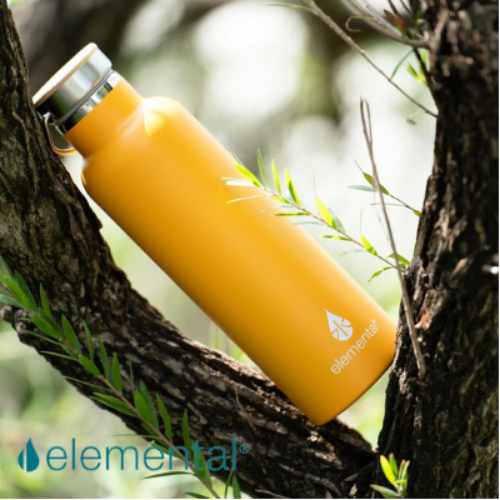 BÌNH GIỮ NHIỆT ELEMENTAL MÀU VÀN CAM , BÌNH NHẬP KHẨU MỸ, ĐẠT CHUẨN FDA HOA KỲ, THÉP 304 KHÔNG GỈ, GIỮ NÓNG LẠNH