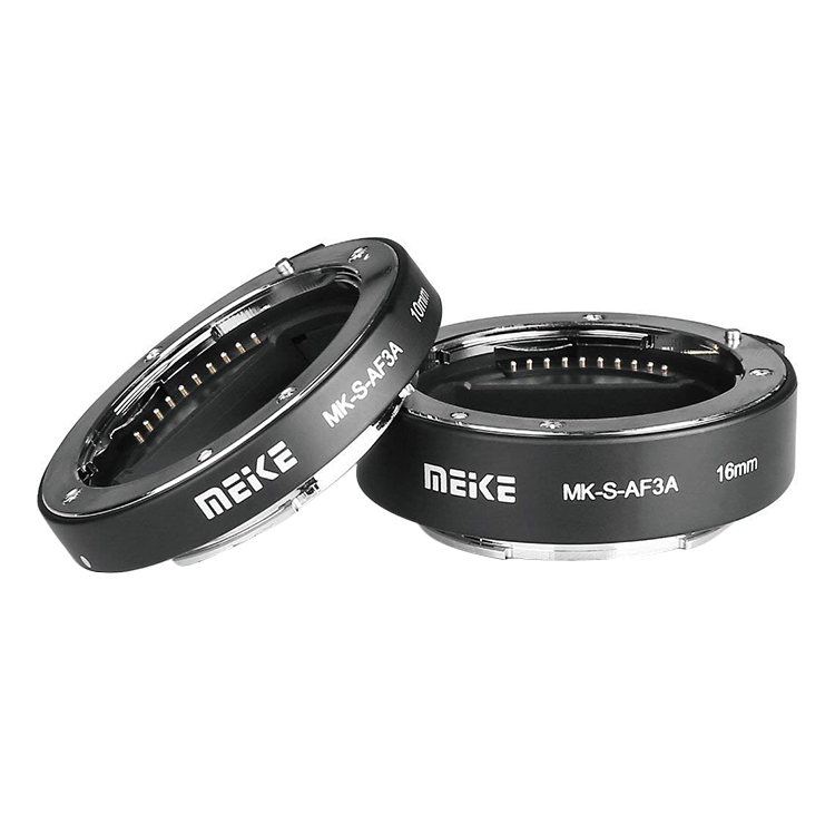 Ngàm Chụp Macro Meike MK-S-AF3A Auto Focus Extension Tube 10mm 16mm Cho Sony - Hàng Nhập Khẩu