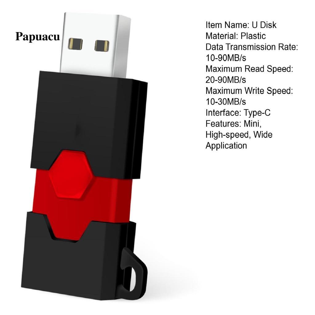 Hộp Lưu Trữ Mini Type-C USB 16 / 32 / 64 / 128 / 256 / 512GB Cho Điện Thoại Di Động