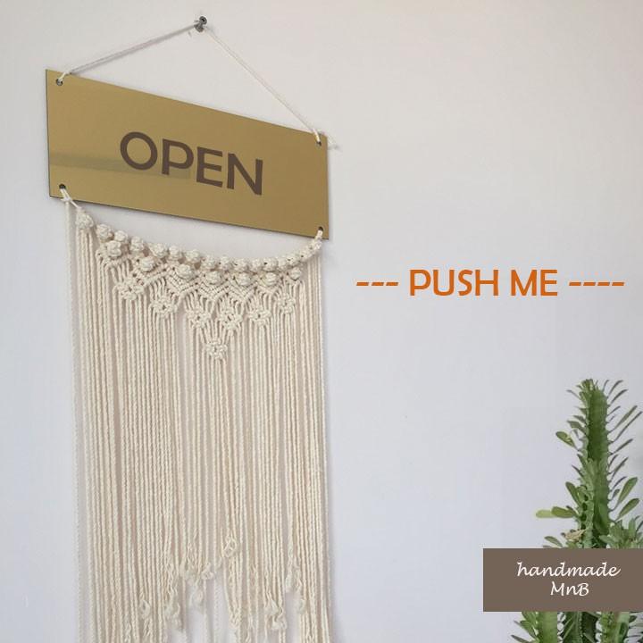 Bảng treo cửa OPEN - CLOSE - Trang trí nhà cửa, homestay của bạn