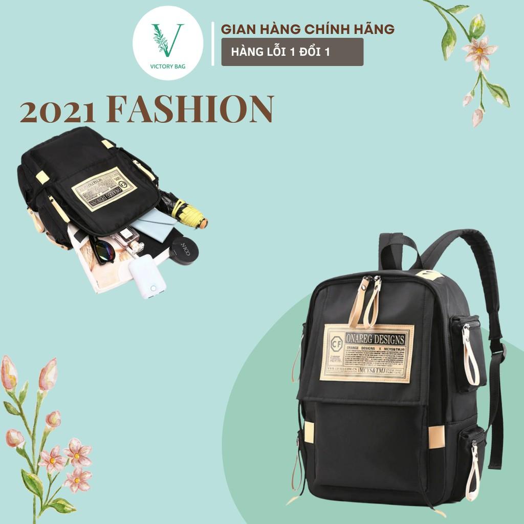 Balo nam nữ đi học ulzzang thời trang Hàn Quốc , Ba lô unisex đẹp hàng cao cấp , cặp sách basic sinh viên. Victory 014