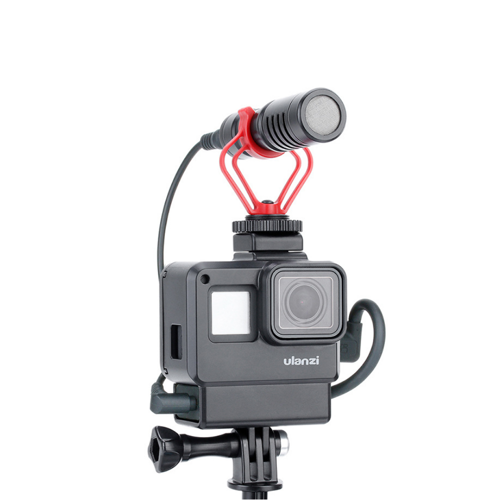 Phụ Kiện Quay Phim | Thiết bị hỗ trợ quay phim GoPro Mount, Tích hợp cho các dòng Gopro 5,6,7, Thiết Kế Chân Đế Ẩn, Làm Từ Nhựa ABS Nên Độ Bền Rất Cao, Tương Thích Hầu Hết Các Dòng Tripod, Monopod, Gậy selfie - Hàng Chính Hãng