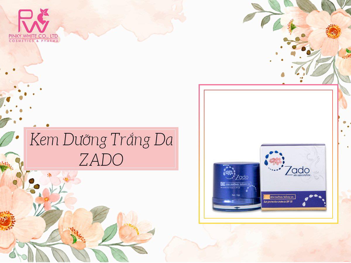 KEM DƯỠNG TRẮNG DA DƯỠNG ẨM MỀM MỊN LÀN DA ZADO CHÍNH HÃNG 12G