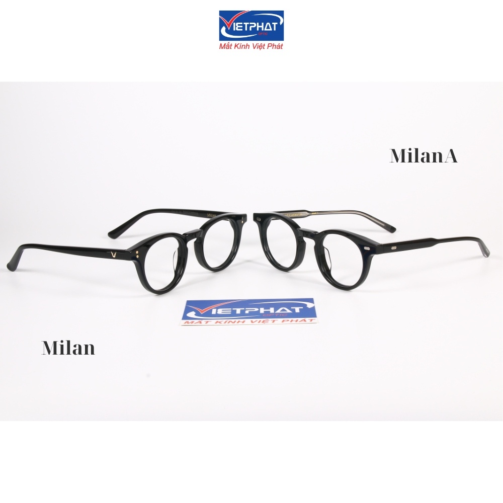 Gọng kính cận nam nữ Vietphat Eyewear Milan nhựa Acetate cao cấp