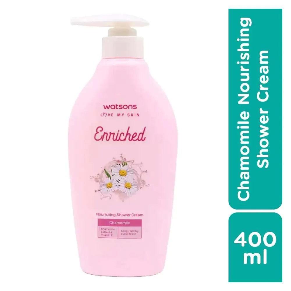 Kem Tắm Watsons Enriched Chamomile Nourishing Shower Cream 400ml