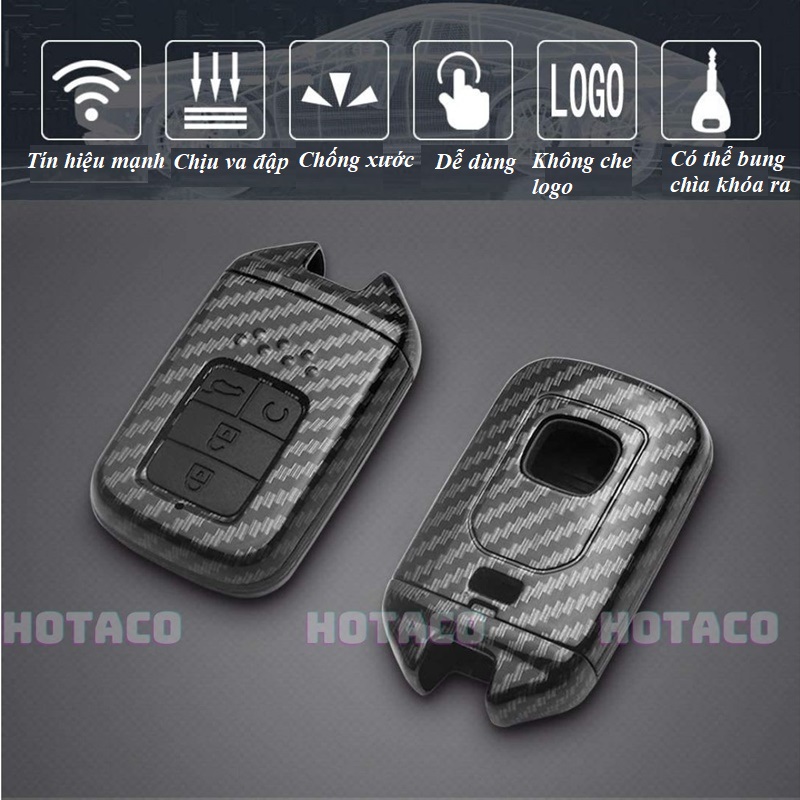 Bao da chìa khóa, da thật 4D, ốp da chìa khóa xe ô tô dành cho xe HONDA CITY, CRV, CIVIC, ACCORD