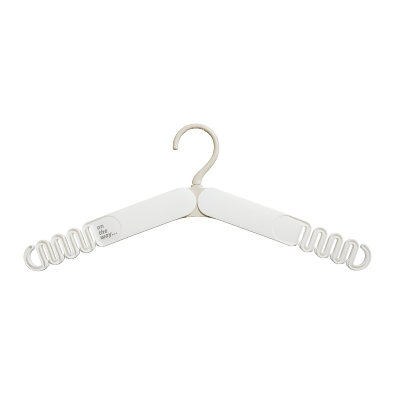 Foldable Travel Hanger Non Slip Collapsible Hanger for Clothing Dress Shirts