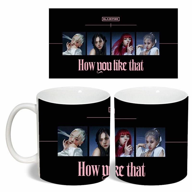 Cốc Blackpink How you like that  chất liệu sứ cao cấp