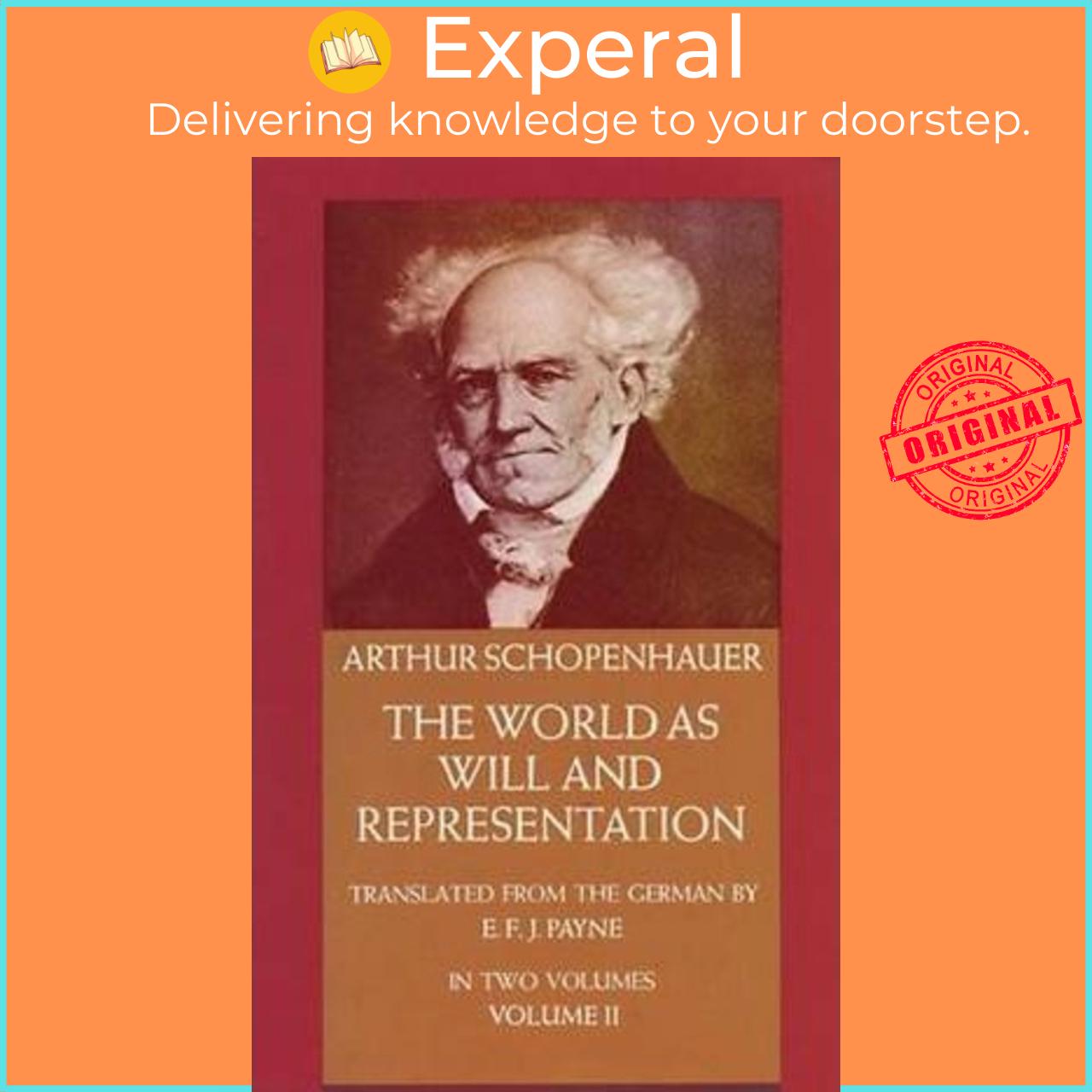 Sách - The World as Will and Representation, Vol. 2 by Arthur Schopenhauer (US edition, paperback)