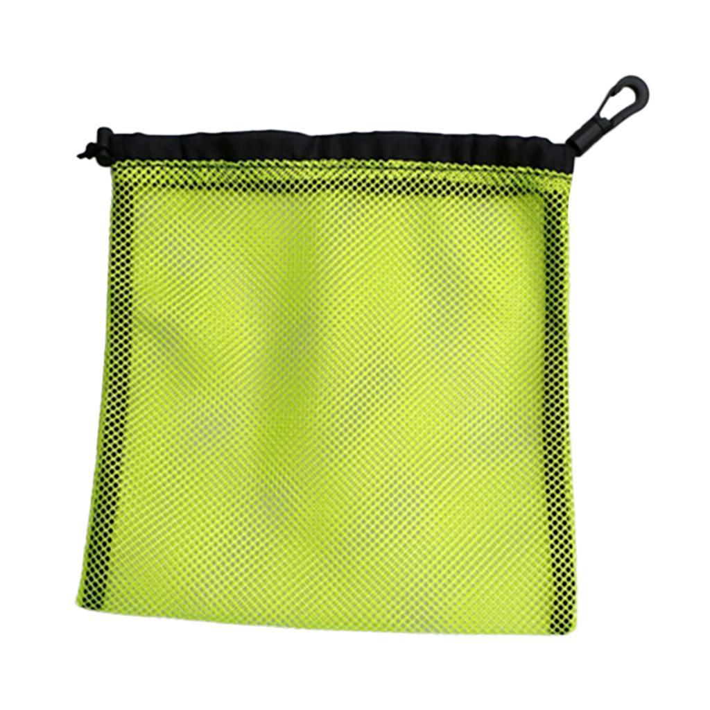 3Pcs Durable Mesh Nets Bag Pouch Golf Tennis Ball Carrying Holder Storage