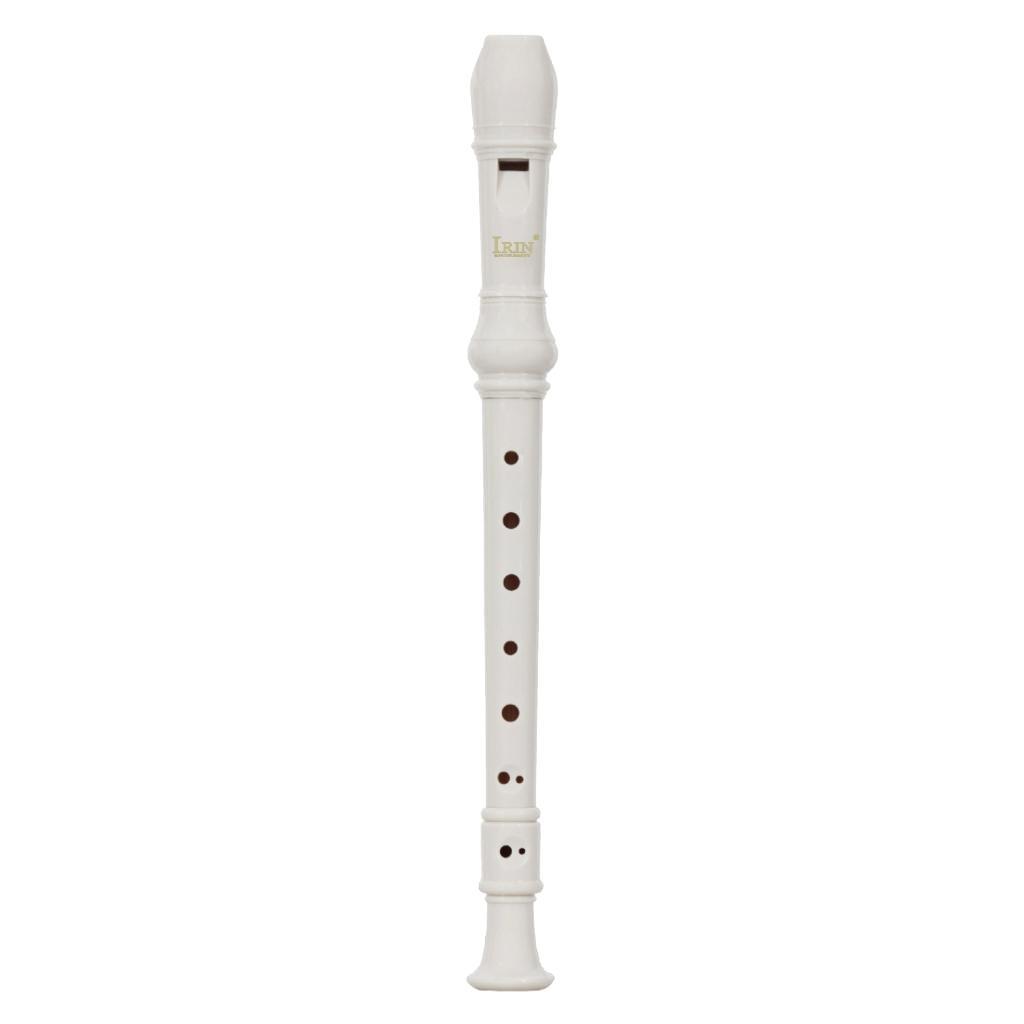 1 Set Baroque C Key 8 Holes Soprano Recorder with Cleaning Cloth, Cleaning Rod, Storage Bag