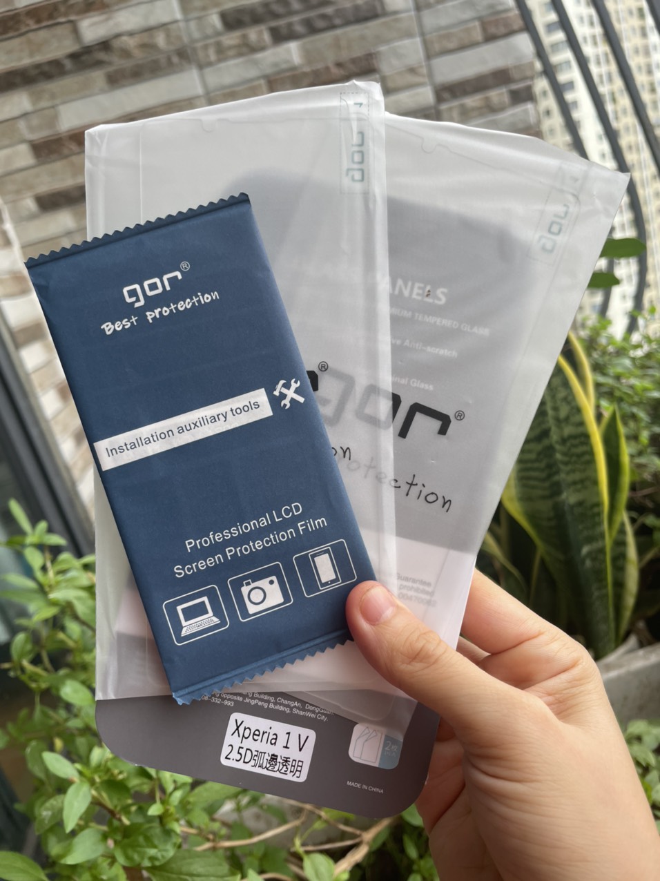 Bộ 2 Kính cường lực GOR cho Sony Xperia 1 V trong suốt 2.5D Hàng nhập khẩu