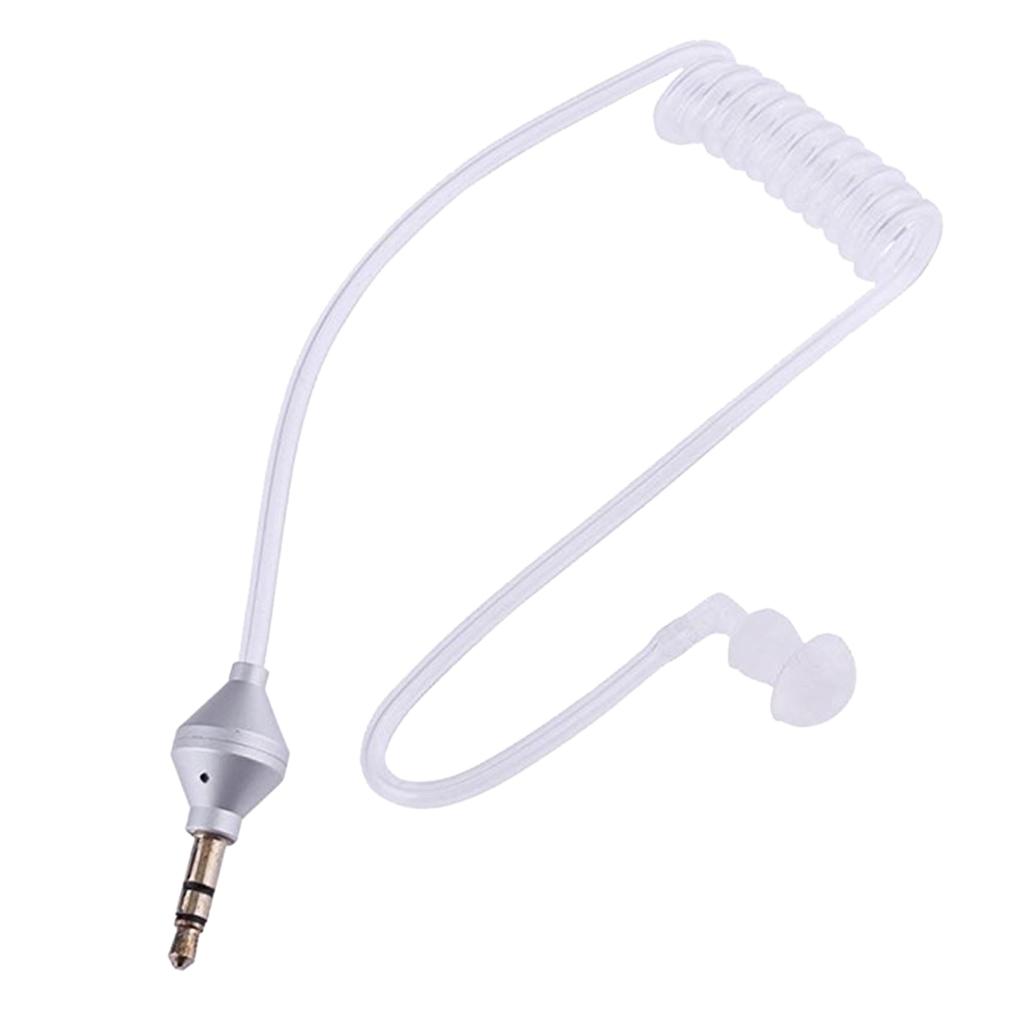 Monaural 3.5mm Headphone Air Tube Anti-radiation Earphone Stereo Headset