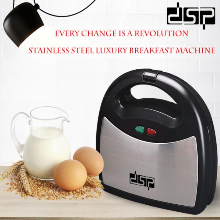 [Nhập CECAMP30KD1 giảm 30K] Máy Làm Bánh đa năng 3 trong 1 thương hiệu DSP KC1049 - 3 loại vỉ nướng đi kèm - Công suất 750W - Hàng Nhập Khẩu