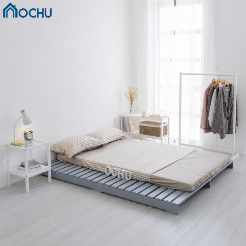 Giường Ngủ Pallet Gỗ Thông OCHU - Pallet Bed - Grey