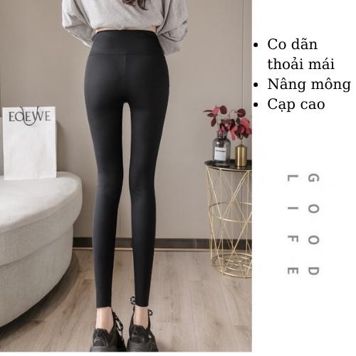 Quần Legging Cạp Siêu Cao Siêu Co Giãn Chất Đẹp Hàng Loại 1 Nâng Mông Tôn Dáng Dấu Bụng