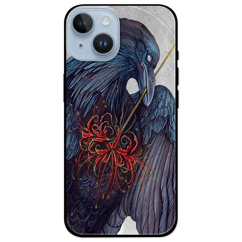 Ốp lưng dành cho Iphone 14 - Iphone 14 Plus - Iphone 14 Pro - Iphone 14 Pro Max - Chú Chim Cầm Hoa