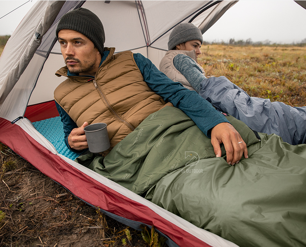 Túi ngủ Naturehike LW180 NH21MSD09 gấp gọn siêu nhẹ túi ngủ cắm trại (mới)