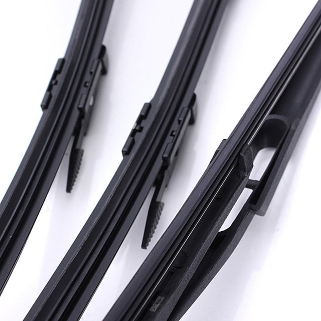 3Pcs Windshield Wiper Arm and Wiper Front & Rear for Grande Punto