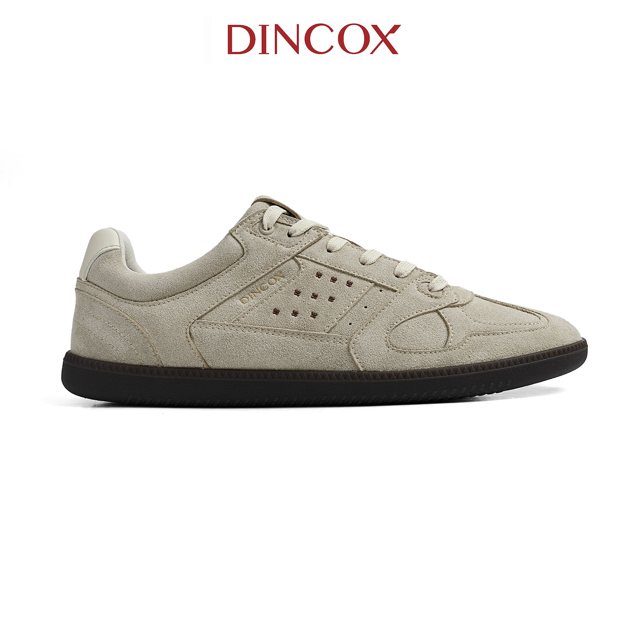 [NEW ARRIVAL] Giày Sneaker Nam Nữ Da Suede Cao Cấp Dincox Shoes DC50 TOFFEE