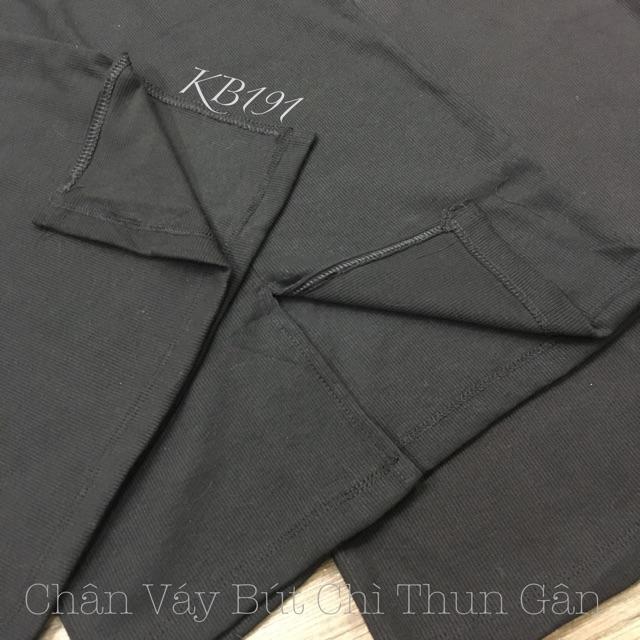 Chân Váy Bút Chì Chất Thun Gân - 3 Loại