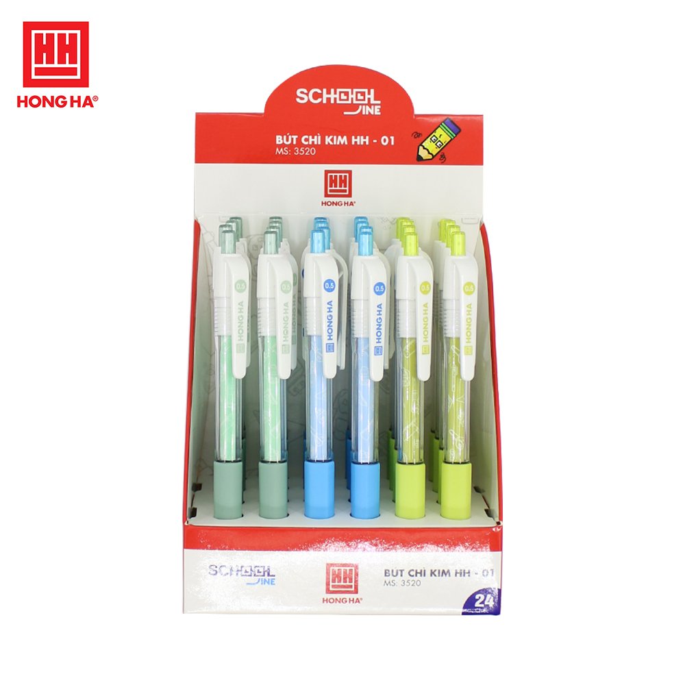 Combo 3 chiếc Bút chì kim HH - 01 Hồng Hà - 3520