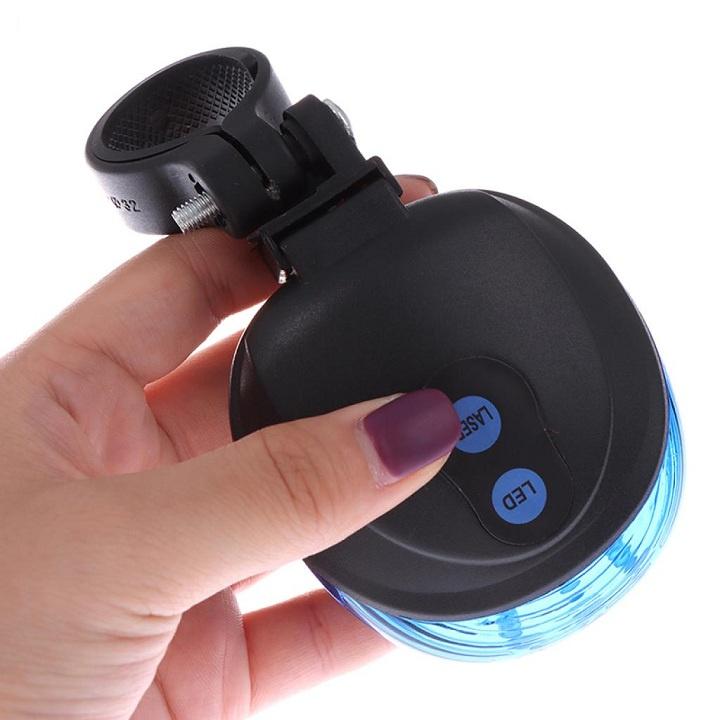 Đèn LED Chiếu Hậu Xe Đạp Cảnh Báo An Toàn Chống Thấm Nước