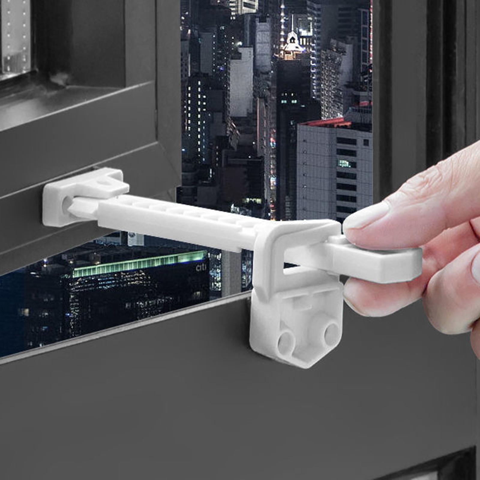 Child Lock Restrictor, Window Lock, Safety Child Safety Protection Adjustable Child Safety Locks for Pets Living Room