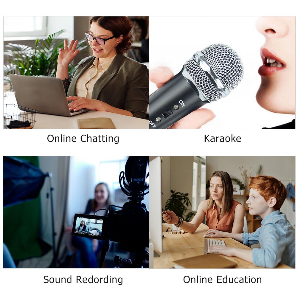 Micrô Condenser TRS 3,5 mm để ghi Phát trực tiếp