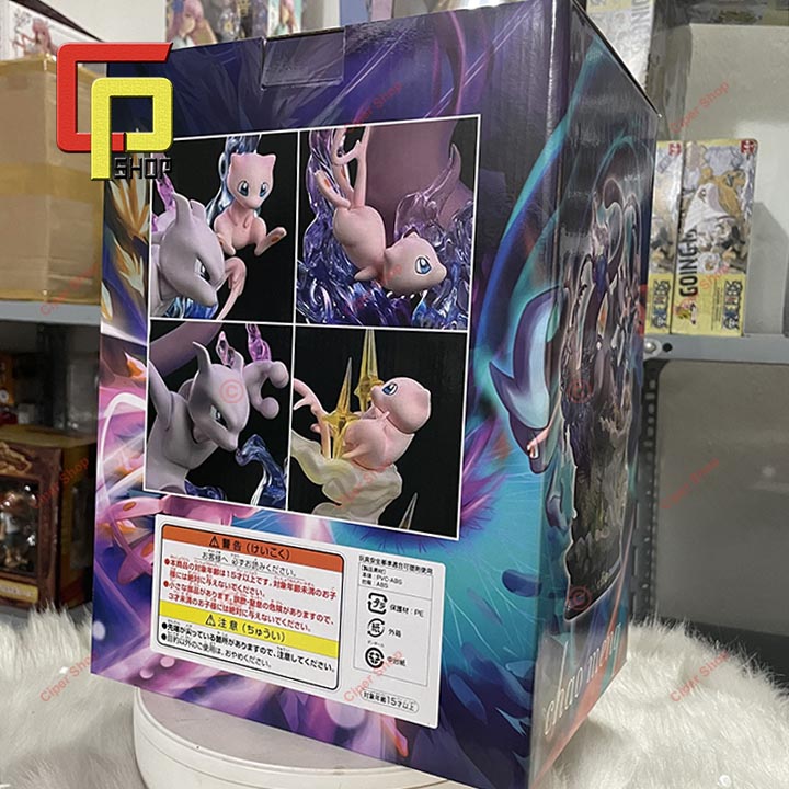 Mô hình Mewtwo và Mew Pokemon Led - Figure Mewtwo Pokemon