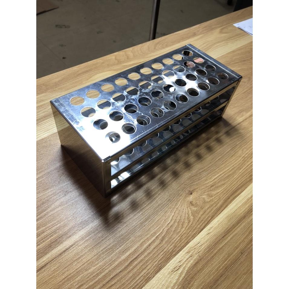 Giá đựng ống nghiệm, giá đựng Fancol bằng inox